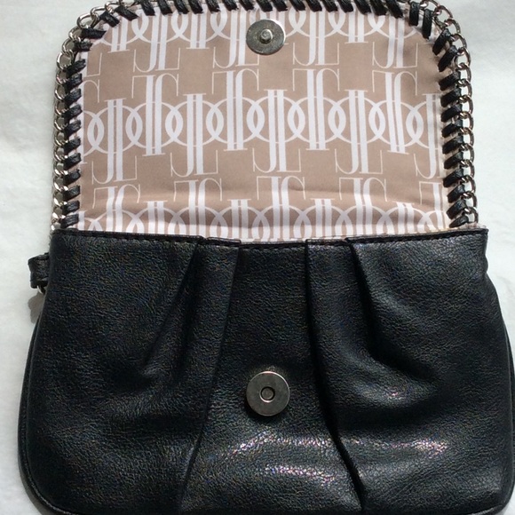 Jennifer Lopez Black Leopard Print Wristlet - Picture 8 of 8